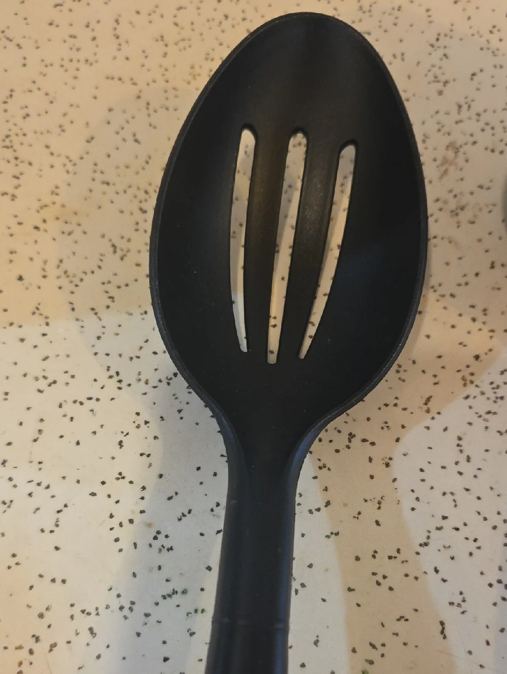 Black Nylon Slotted Spoon & Serving Ladle Set Heat‎ Resistant Unbranded